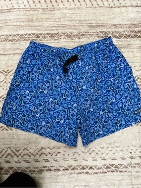 Columbia Blue Floral Swim Trunks
